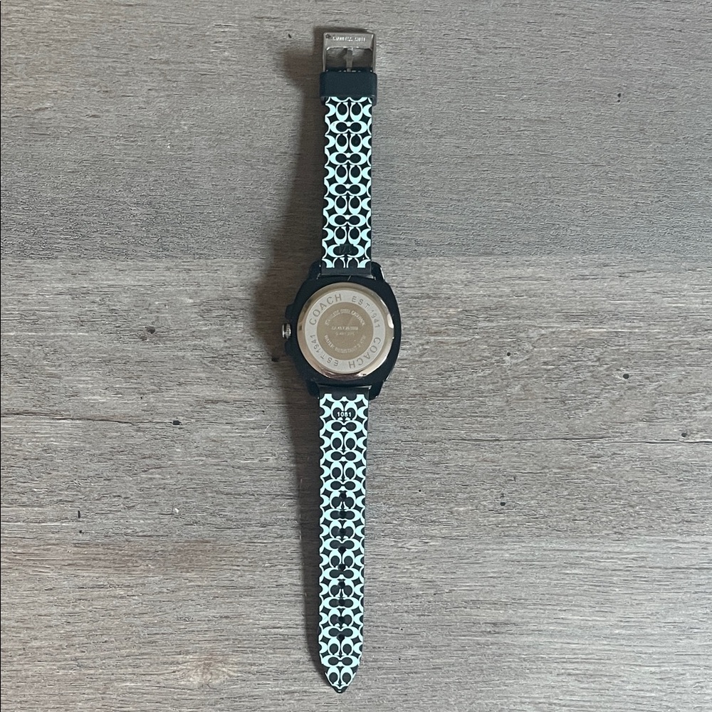 Coach Black and Silver Women's Watch - Picture 3 of 6